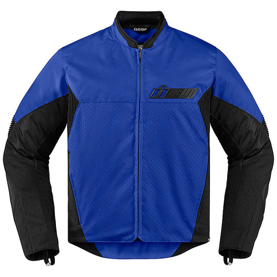 Icon KONFLICT Blue Fabric Motorcycle Jacket
