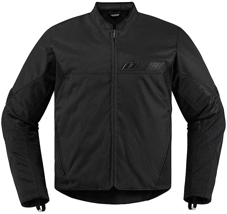Icon KONFLICT Fabric Motorcycle Jacket Black For Sale Online