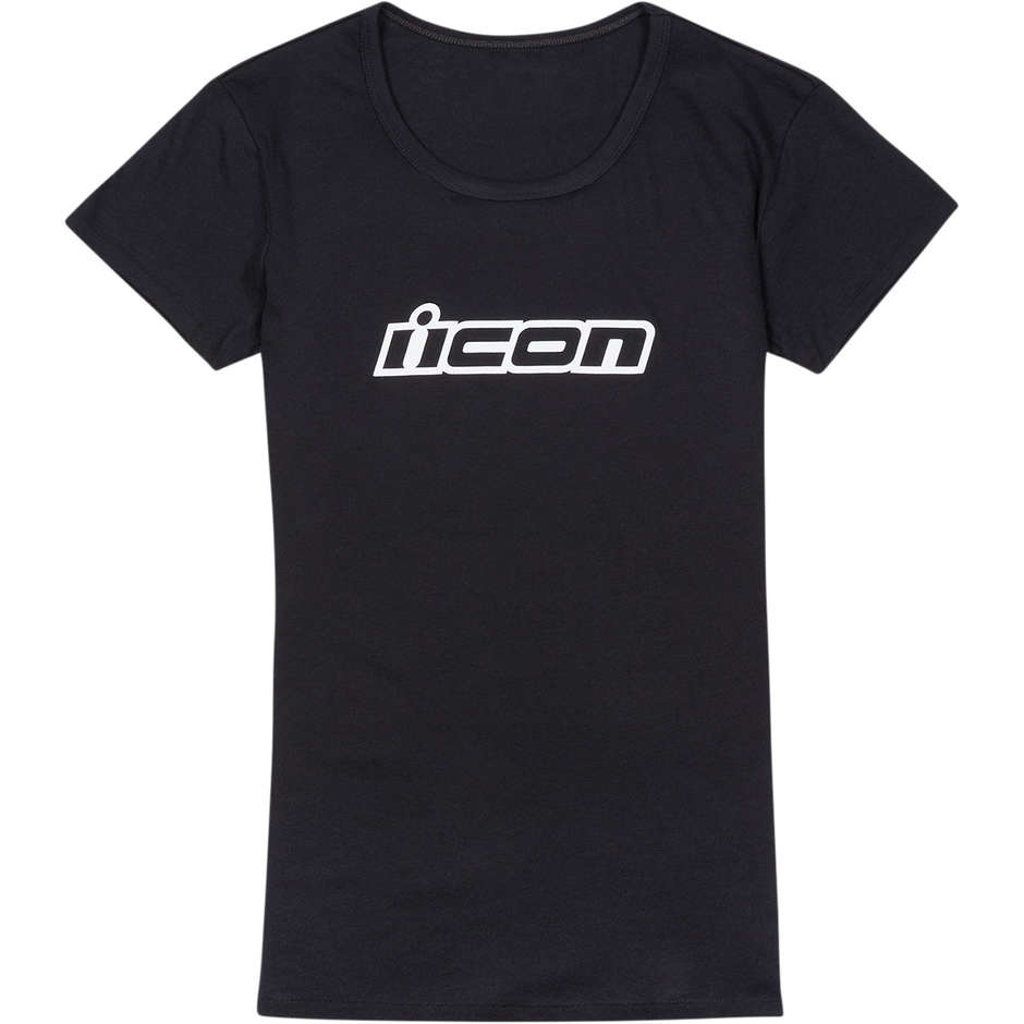 Icon Lady CLASICON TEE Black Casual Short Sleeves Jersey