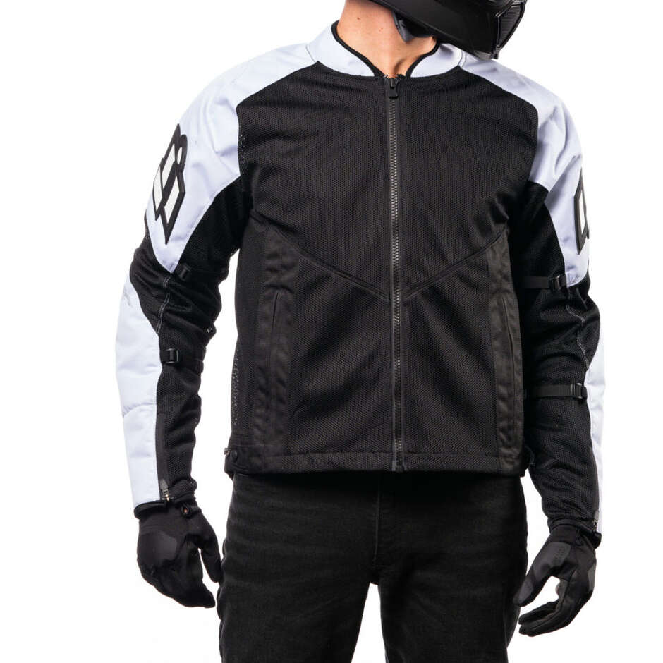 Icon MESH AF White Summer Motorcycle Jacket