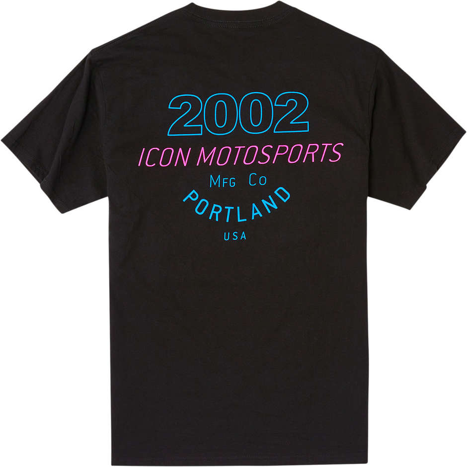 Icon MFG TEE Black Casual Short Sleeves Motorcycle Jersey