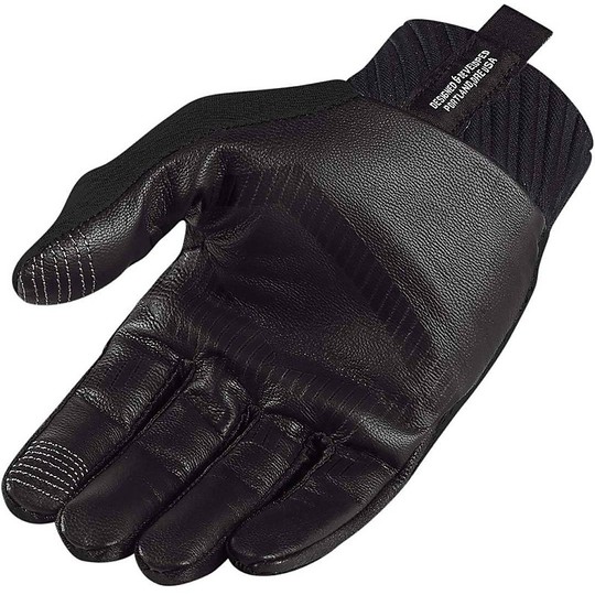 Icon Motorcycle Gloves Fabric Anthem Blender Stealth