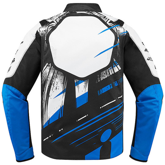 Icon OVERLORD STIM Blue Motorcycle Jacket