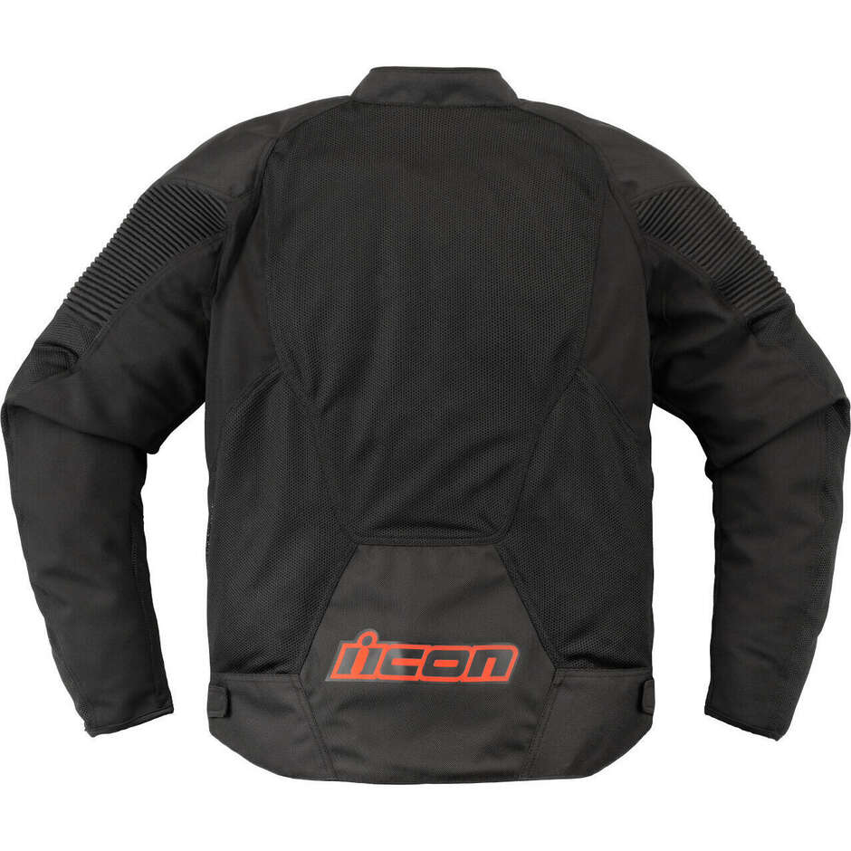 Icon OVERLORD3 MESH CE Slayer Motorradjacke Schwarz Rot