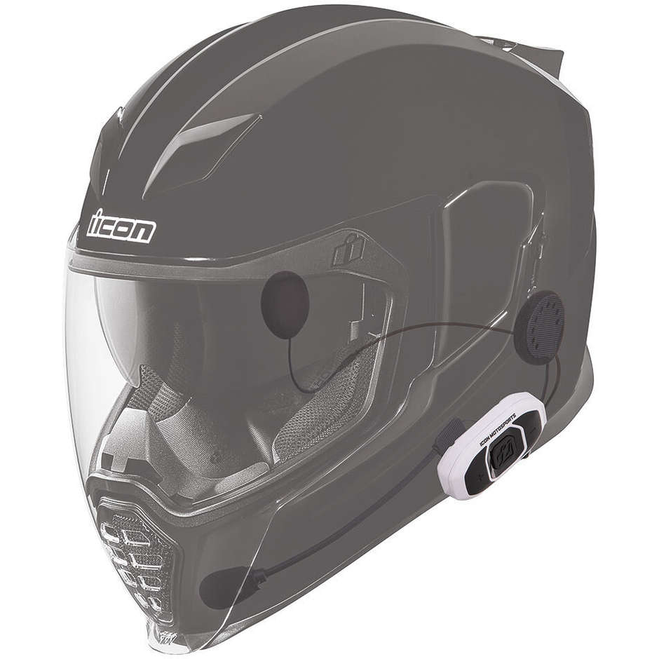 Icon RAU by Sena Motorcycle Intercom for VARIANTO PRO Helmet; AIRFLITE; AIRFORM extension