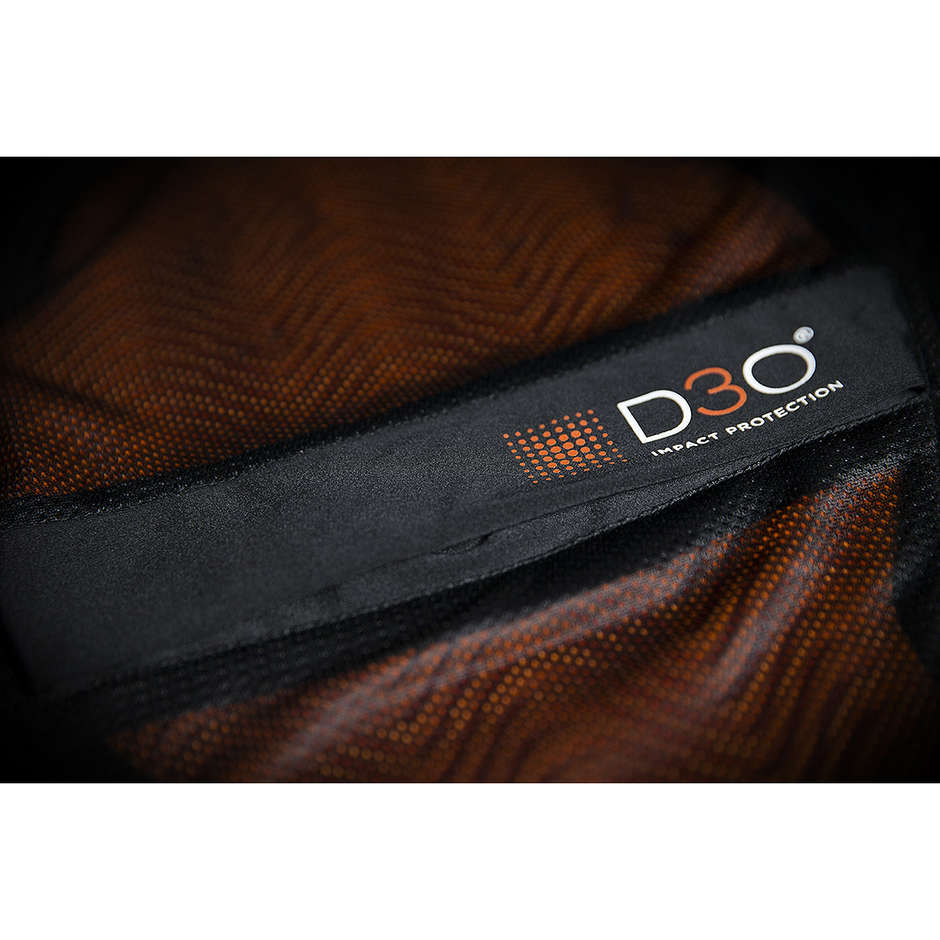 Icon REGULATOR D3O Stripped Black Leather Motorcycle Vest