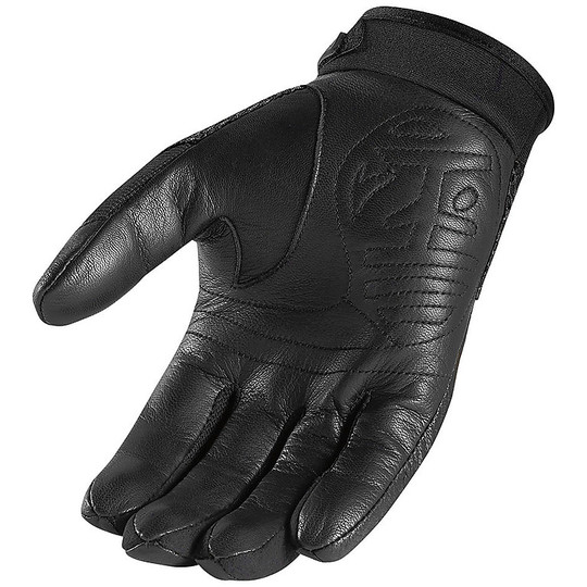 Icon TWENTY NINER Fabric Motorcycle Gloves black