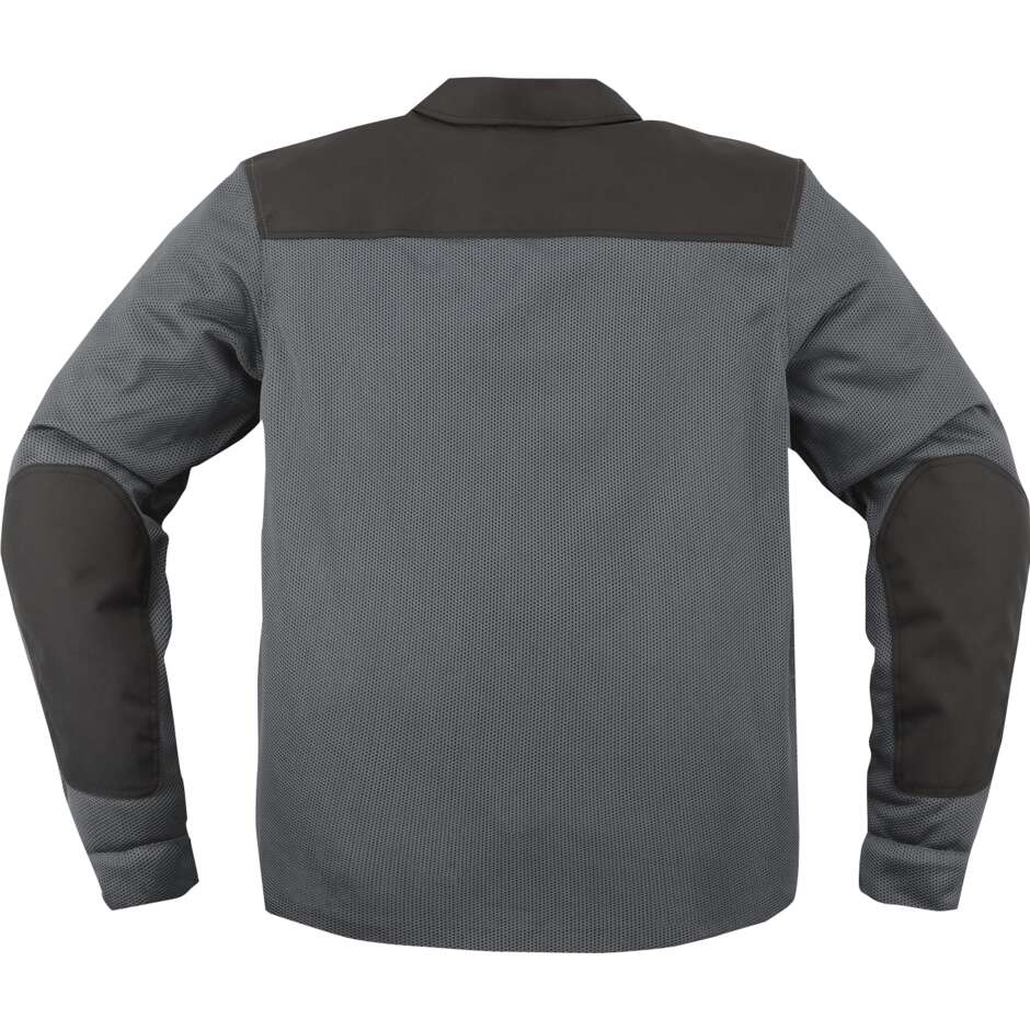 Icon UPSTATE MESH CE Gray Summer Motorcycle Jacket