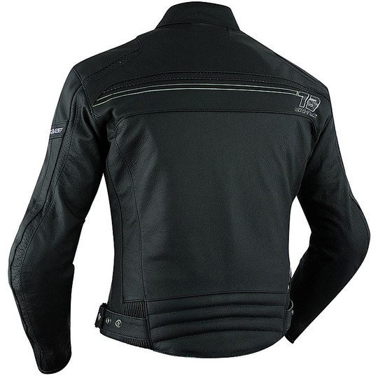 In Genuine Leather Moto Jacket A-Pro SBK Black