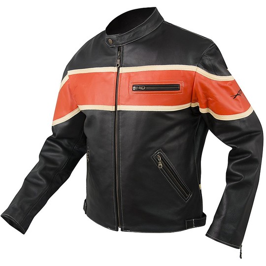In Genuine Leather Moto Jacket Custom A-Pro Dragstar
