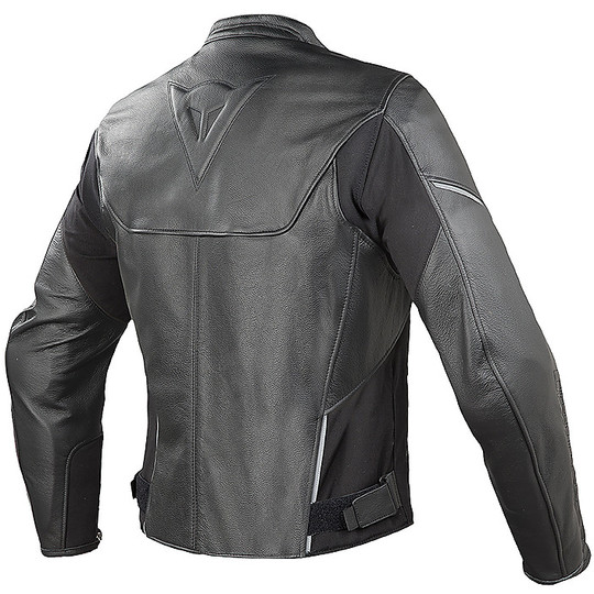 In Genuine Leather Motorcycle Jacket Dainese Model Cage Black