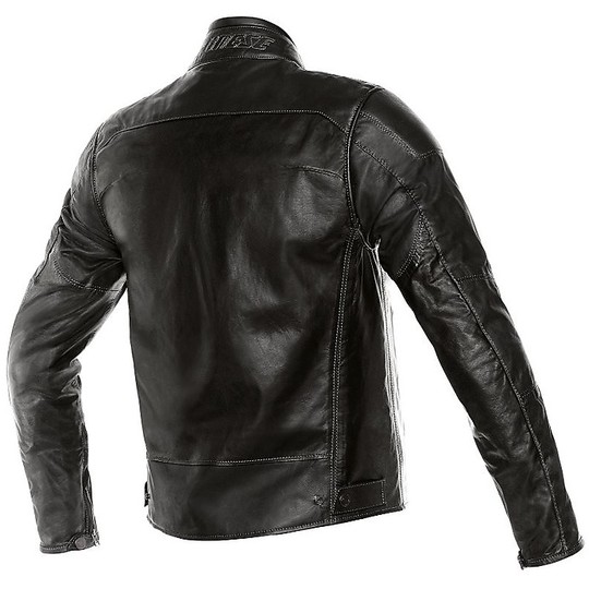 In Genuine Leather Motorcycle Jacket Dainese Model Mike Nero