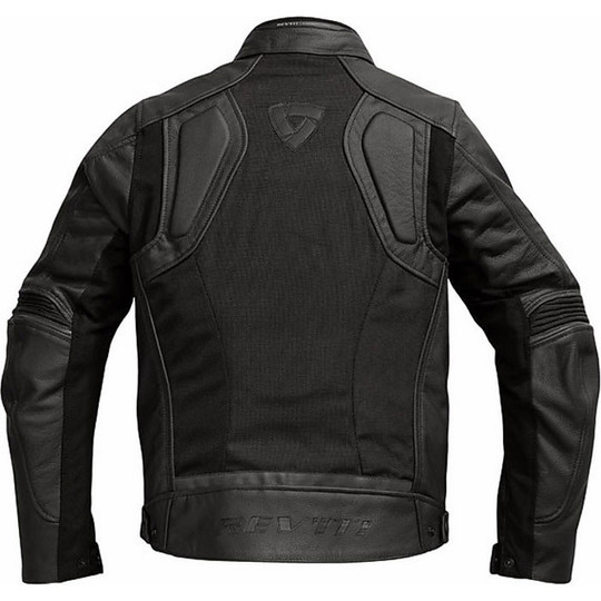In Genuine Leather Motorcycle Jacket Rev'it Ignition 2 Lady Black