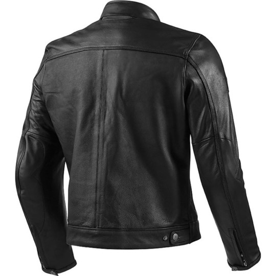 In Genuine Leather Motorcycle Jacket Rev'it Model Roamer Black