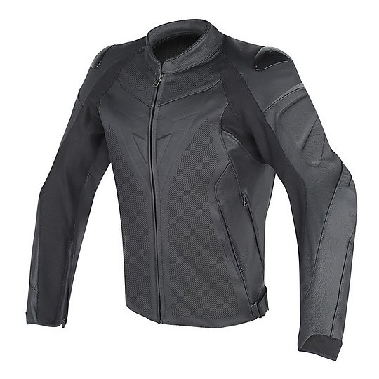DAINESE FIGHTER LEATHER JACKET 48 試着のみ In Moto jacket Dainese Genuine Leather Perforated Leather Black