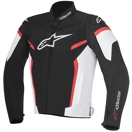 In Moto jacket fabric Alpinestars T-GP PLUS R v2 Black White Red