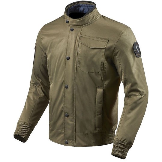 In Motorcycle Jacket Rev'it fabric Millburn Military Green