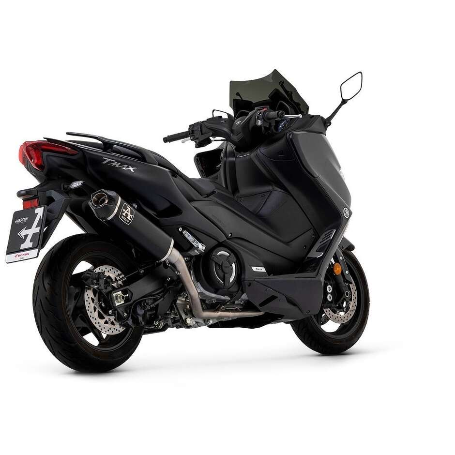Indy Race Dark Titanium Complete Exhaust for Yamaha TMAX 530