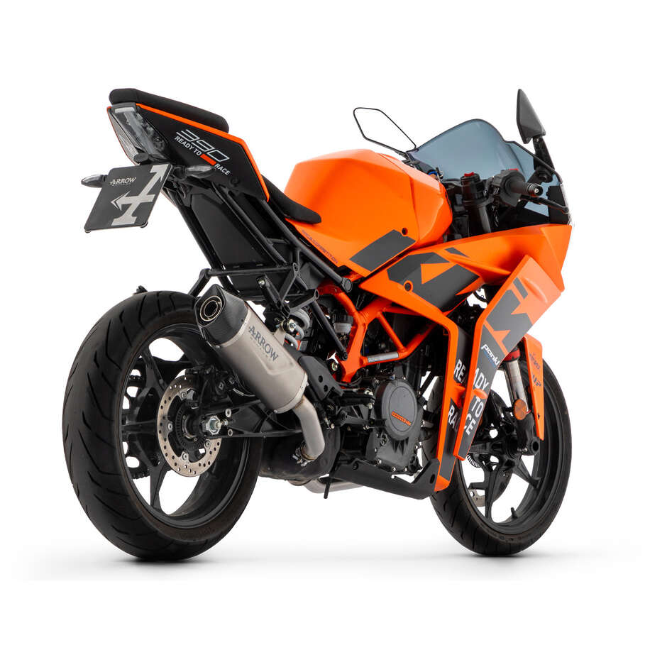 Indy Race EVO titanium silencer with carbon end cap KTM RC 390