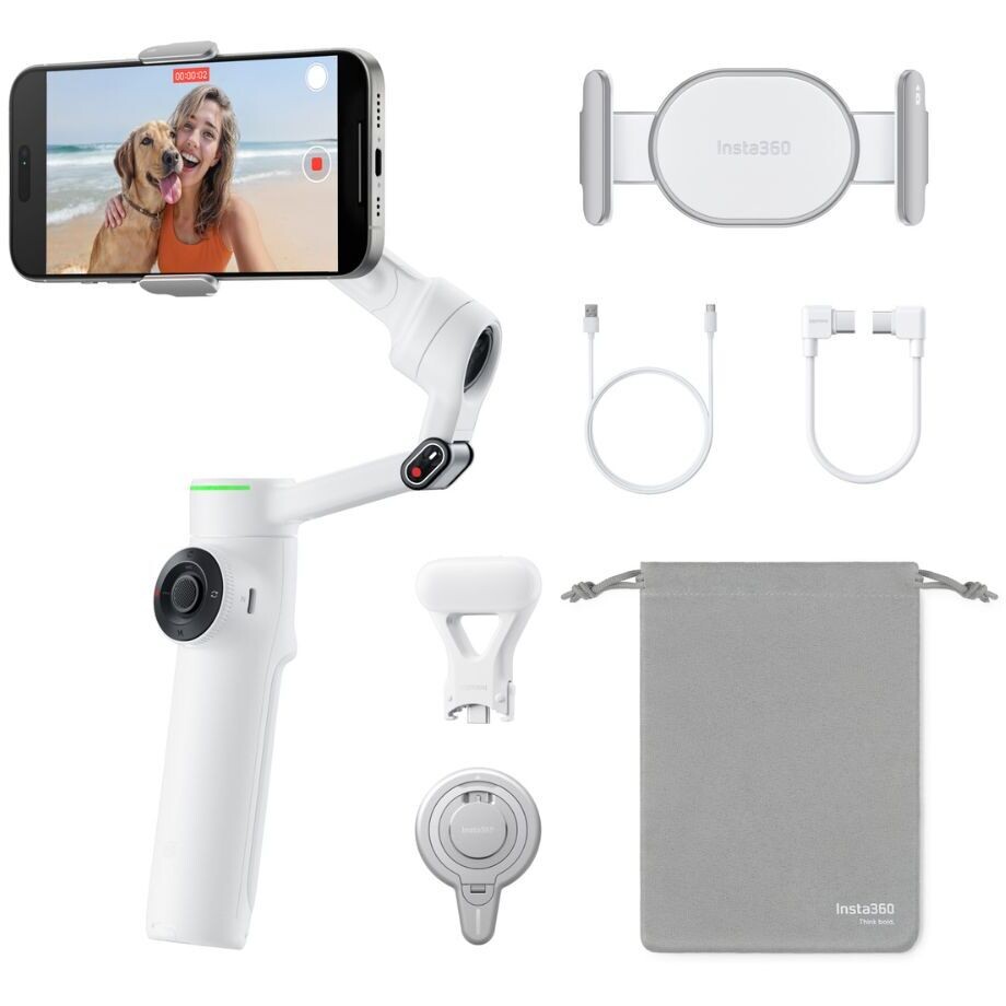 Insta360 FLOW 2 PRO Bianco - Creator Kit Bianco