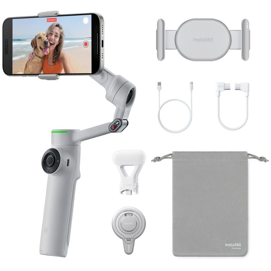 Insta360 FLOW 2 PRO White - Creator Kit Grey