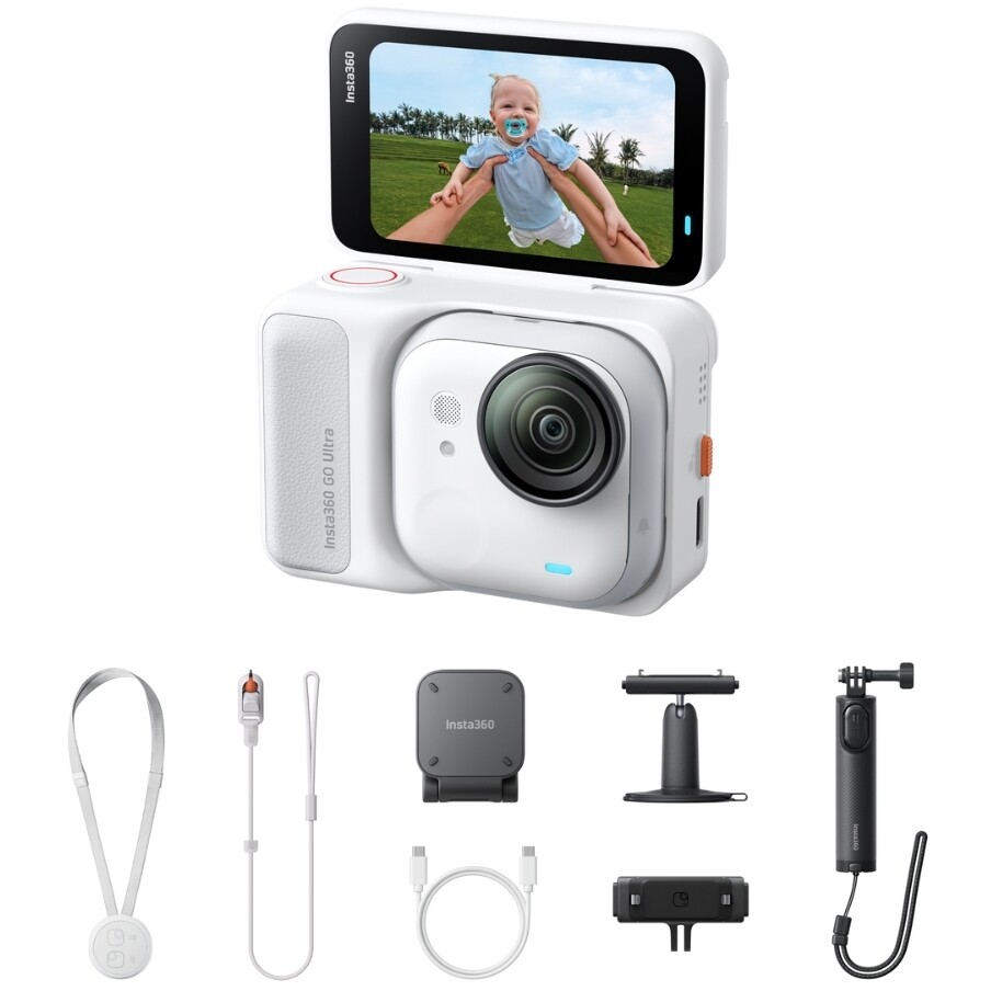 Insta360 GO ULTRA Video Camera - Creator Bundle Artic White