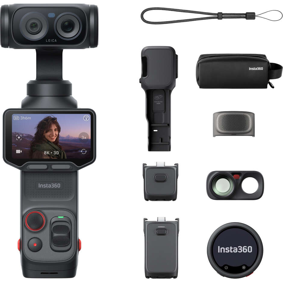 Insta360 LUNA ULTRA Kamera – Creator Bundle Schwarz