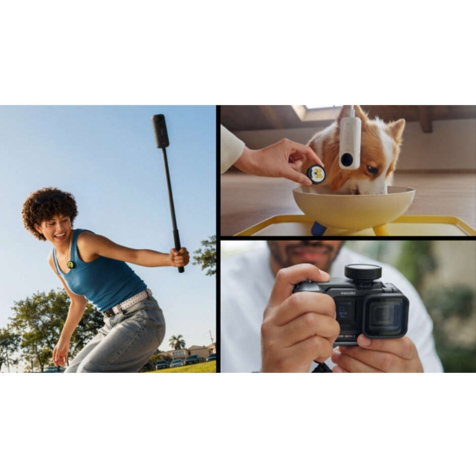Insta360 MIC PRO Drahtloses Mikrofon (2 TX + 1 RX)