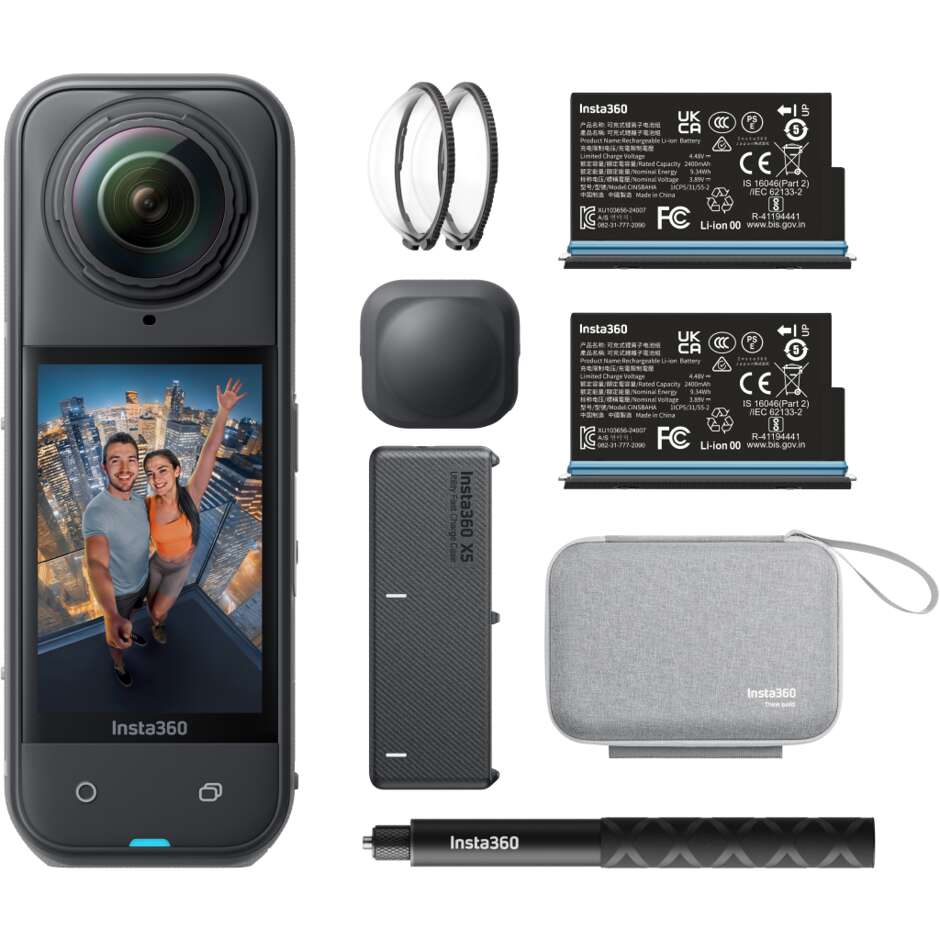 Insta360 X5 Videokamera – Essential Bundle
