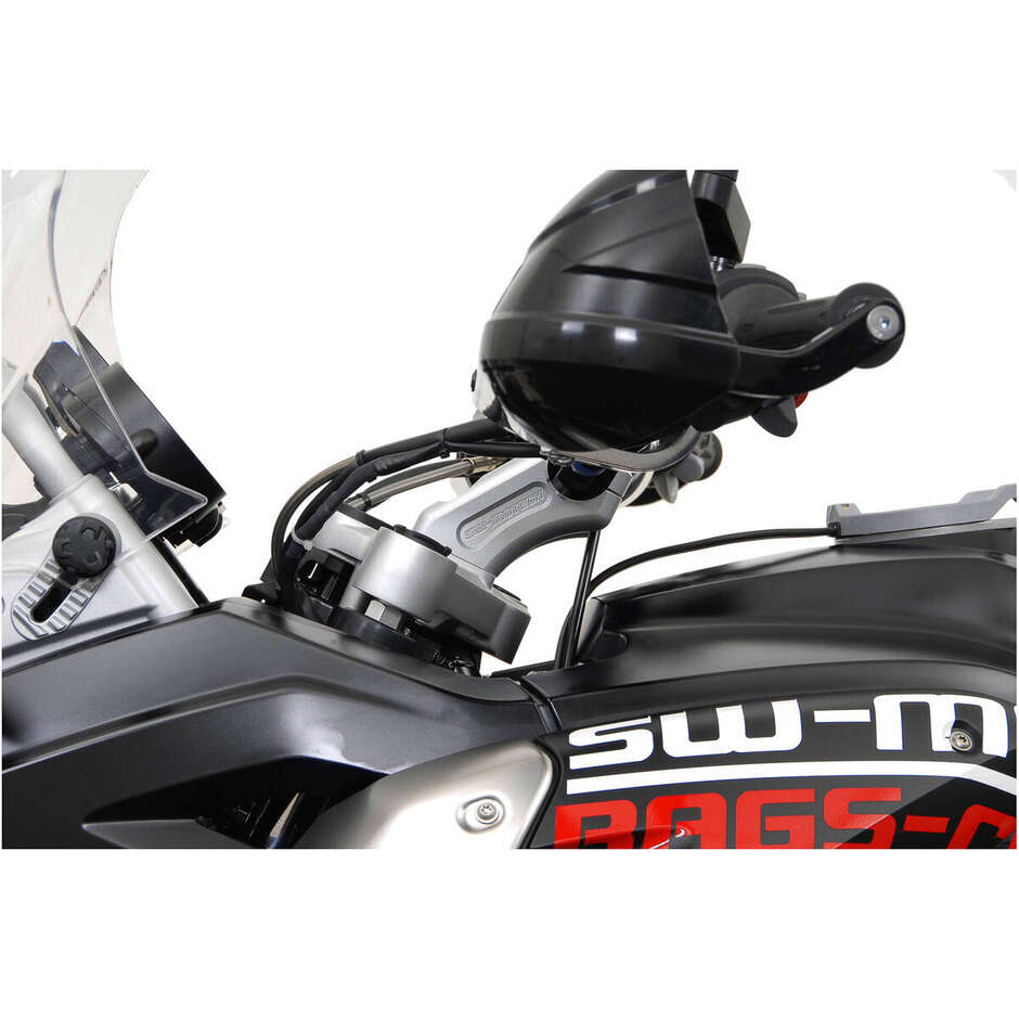 Installazione Del Manubrio Argento Sw-Motech LEH.07.039.12200/S Per BMW R1200GS
