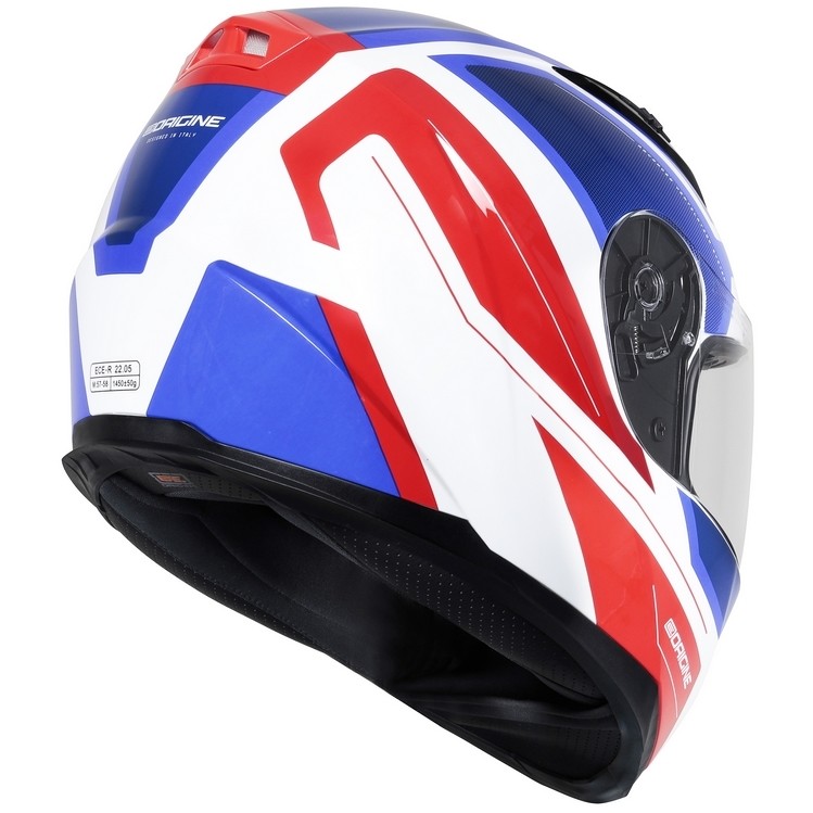Integrake Motorcycle Helmet Origin TONALE Empty Blue White Red