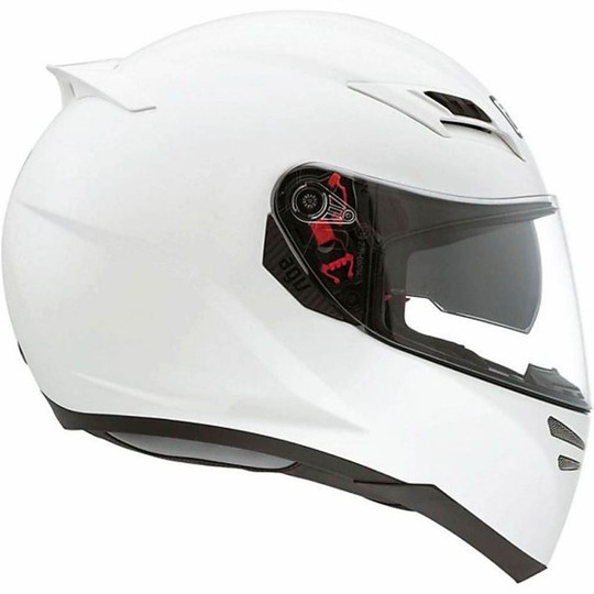Integral AGV Horizon Mono Motorcycle Helmet Gloss White