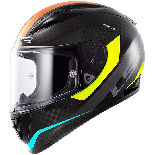 Integral Carbon Motorcycle Helmet LS2 FF323 Arrow C Hi Tronic Vision