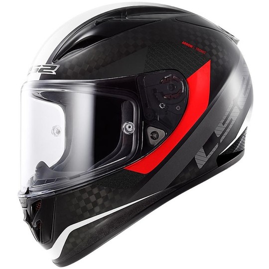 Integral Carbon Motorcycle Helmet LS2 FF323 Arrow C Tronic White