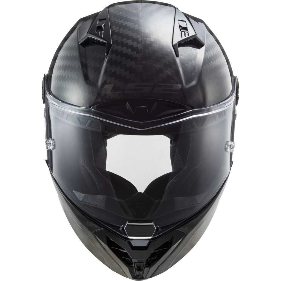 Integral Carbon Motorcycle Helmet Ls2 FF805 THUNDER C Solid FIM Carbon