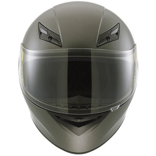 Integral Diesel Motorcycle Helmet Full-Jack Mono Grün undurchsichtig