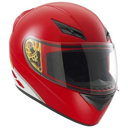 Integral Diesel Motorcycle Helmet Full-Jack Mono Red