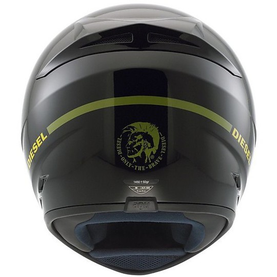 Integral Diesel Motorcycle Helmet Full-Jack Mono Schwarz Matt