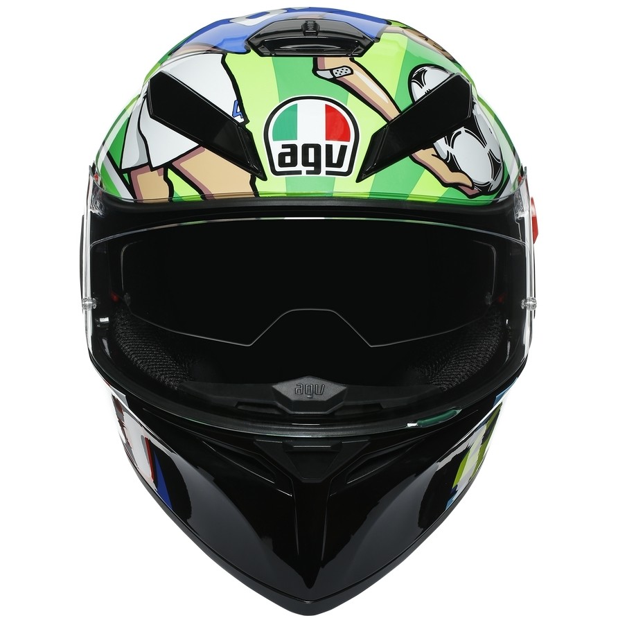 Integral Double Visor Motorcycle Helmet Agv K3 SV Top ROSSI MUGELLO 2017