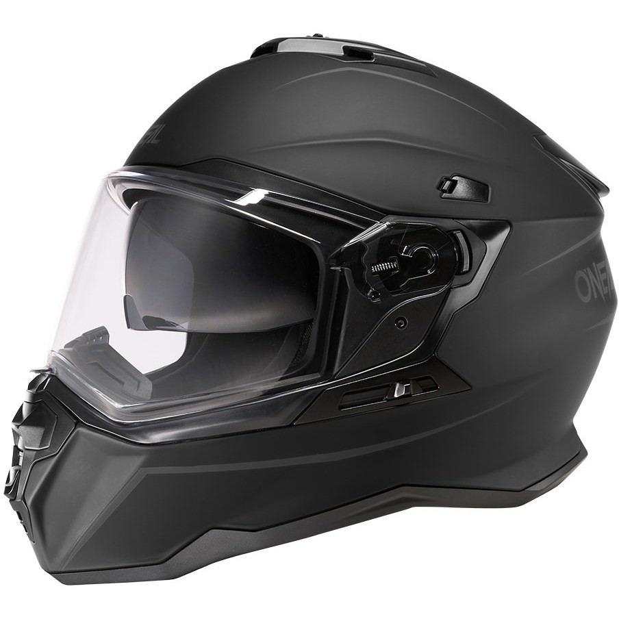 Integral Enduro Motorcycle Helmet With Oneal D-SRS V.22 Matt Black Visor