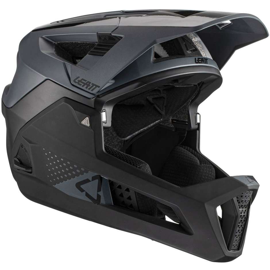Integral Helm Fahrrad Mtb Enduro Leatt 4.0 V21.1 Schwarz