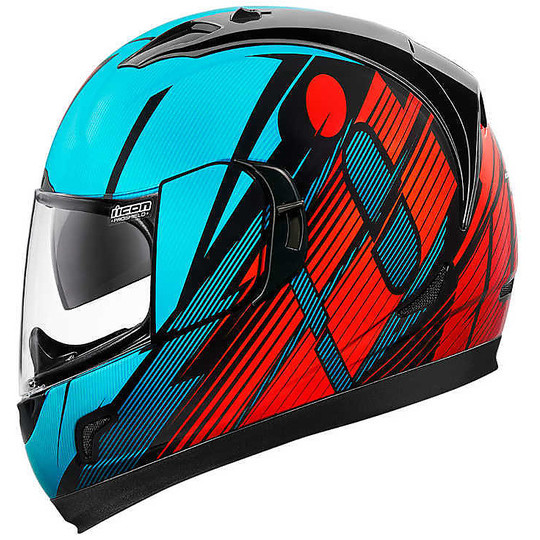 Integral Helmet Icon Alliance GT Primary Blue Red