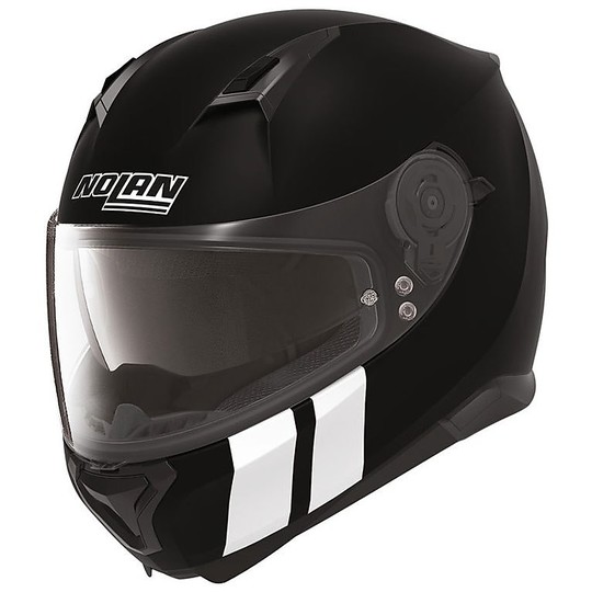Integral Helmet Nolan N87 Martz N-Com 026 Black Opaco White