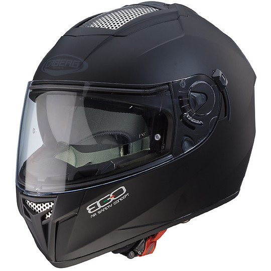 Integral Model Caberg Ego Motorcycle Helmet Matte Black Dual Visor