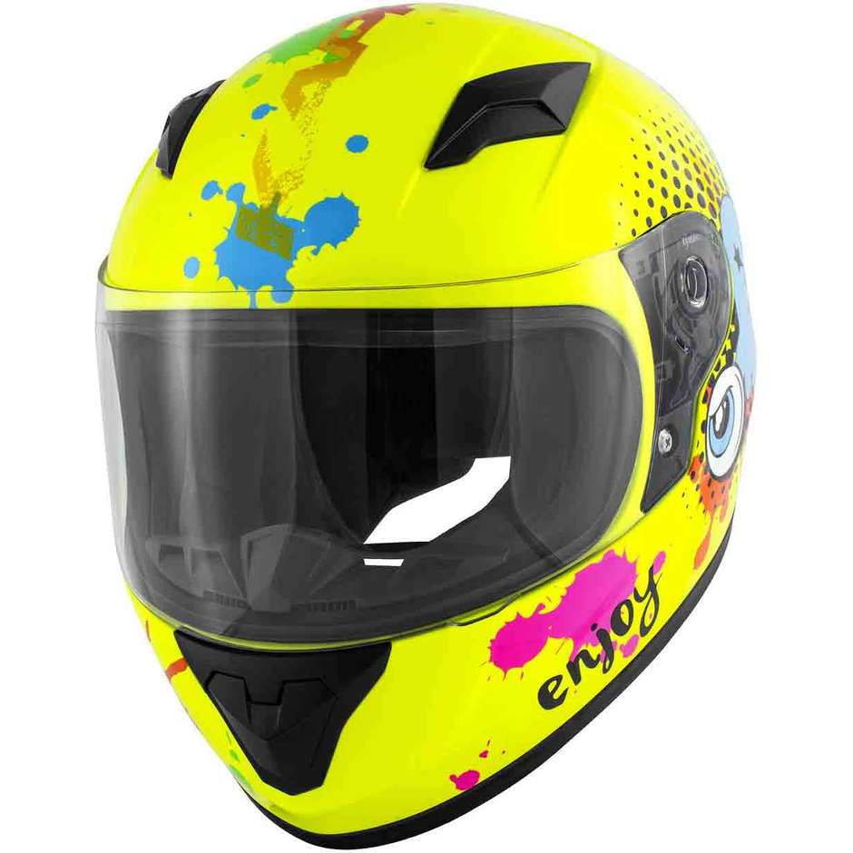 Integral Moto Helm Kappa J04F Boom gelb glänzend