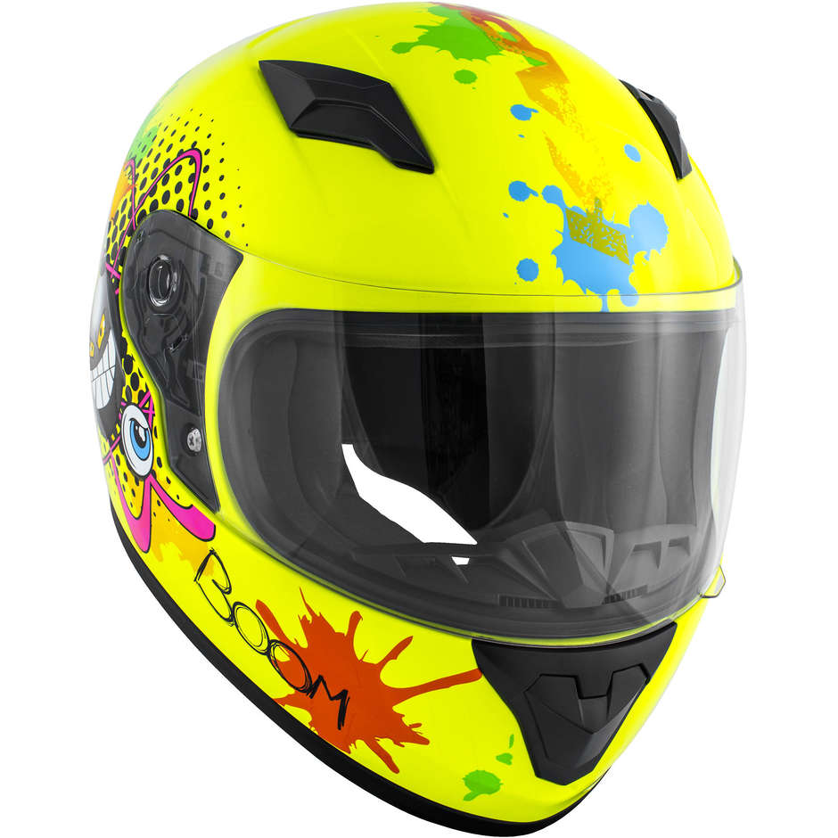 Integral Moto Helm Kappa J04F Boom gelb glänzend