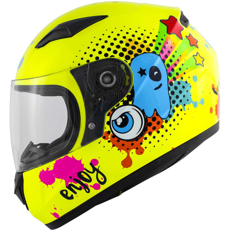 Integral Moto Helm Kappa J04F Boom gelb glänzend