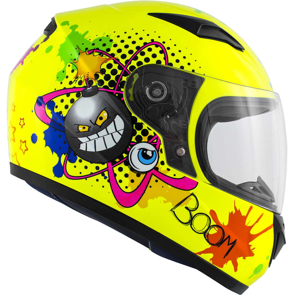 Integral Moto Helm Kappa J04F Boom gelb glänzend