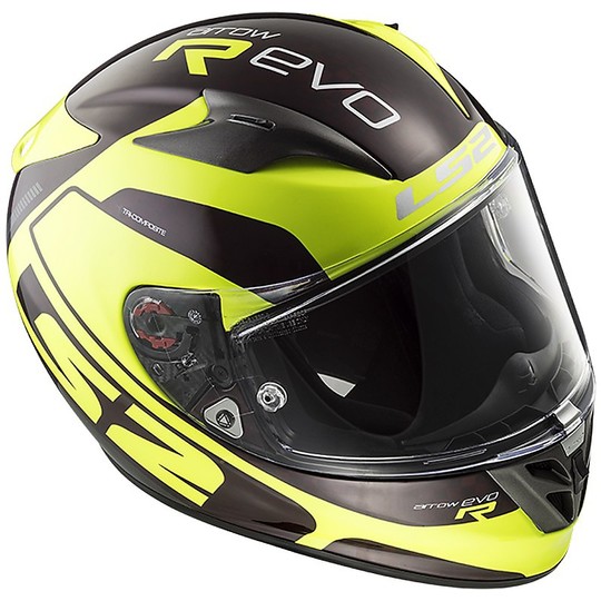 Integral Moto Helmet Ls2 FF323 Arrow Evo Sting Wineberry Yellow H-Vision
