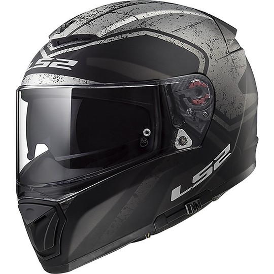 Integral Moto Helmet LS2 FF390 Breaker Bold Black Opal Titanium